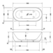 Ванна  Duravit   Luv 700434000000000