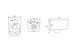 Унитаз Abber    Bequem AC1104MB 