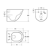 Унитаз BelBagno  AMANDA BB051CHR/BB051SC