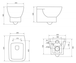 Унитаз BelBagno  LAGO BB128CH/BB128SC