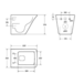 Унитаз BelBagno  MARMI BB052CHR/BB052SC