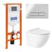 Унитаз BelBagno  SFERA-R BB046CHR BB046CHR/BB2111SC/BB002-80/BB005-PR-CHROME