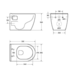 Унитаз BelBagno LOTO BB070CHR/SC