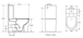 Унитаз WELTWASSER   SALZBACH 001 XL GL-WT 
