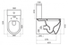 Унитаз BelBagno  MARINO BB105CPR/BB105SC
