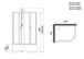 Душевая кабина Niagara  NG-2310-14LBKT (1200х800х2100) 