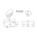 Ванна  Frank  F6103 White/Black