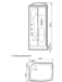 Душевая кабина Edelform EF-3050T L