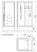 Душевая кабина Edelform EF-4060 L white B