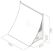 Вытяжка кухонная Elica NUAGE PAINTABLE/F/75