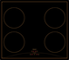 Варочная панель Rainford RBН-7604 BR Black