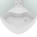Душевая кабина Domani-Spa  Domani-Spa Light 99 High черные стенки,тонированные стекла