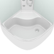 Душевая кабина Domani-Spa  Light 110 High черные стенки,тонированные стекла