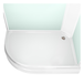 Душевая кабина Domani-Spa  Light 128 R  белые стенки, сатин, матовые стекла, без электрики