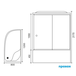 Душевая кабина Royal Bath RB 8120ВК1-M матовое