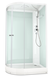 Душевая кабина Domani-Spa  Delight 128 R без электрики, светлые стенки, прозрачное стекло