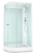 Душевая кабина Domani-Spa  Delight 128 R без электрики, светлые стенки, сатин матированное стекло