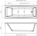 Ванна  Domani-Spa  Rest 160x70