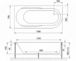Ванна  Royal Bath AZUR RB 614200 левая