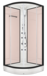 Душевая кабина Domani-Spa  Delight 88 без электрики, стенки Pink cappuccino, прозрачное стекло