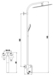 Душевая система Lemark Melange LM4960CW