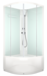 Душевая кабина Domani-Spa  Eco Delight 99 high белые стенки, прозрачное стекло