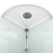 Душевая кабина Domani-Spa  Simple 99 с крышей, белые стенки, тонированное стекло
