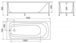 Ванна  BelBagno BB102-150-70