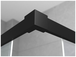 Душевое ограждение Ambassador Queen 11011203Black 90x90