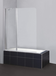 Душевое ограждение BelBagno SELA-V-11-120/140-Ch-Cr-L