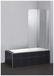 Душевое ограждение BelBagno SELA-V-1-80/140-Ch-Cr-R