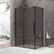 Душевое ограждение Black&White   S898-800 Black-Grey  