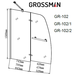 Душевое ограждение Grossman   GR-102/1 