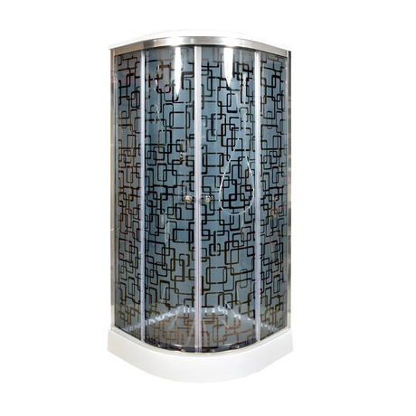 Душевая кабина Deto  BM1590 с электрикой BLACK