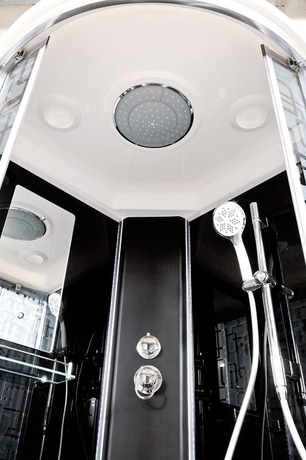 Душевая кабина Deto  BM1590 с гидромассажем BLACK