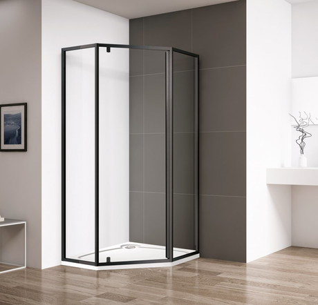 Душевое ограждение CEZARES ECO-O-P-1-90-C-NERO