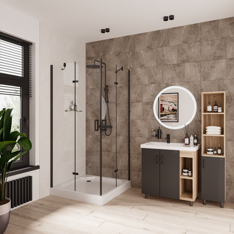 Душевое ограждение Niagara  NG-6813-08 BLACK 
