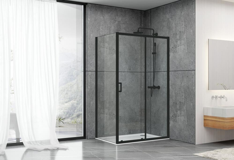Душевое ограждение Abber    Schwarzer Diamant AG30160B-S80B