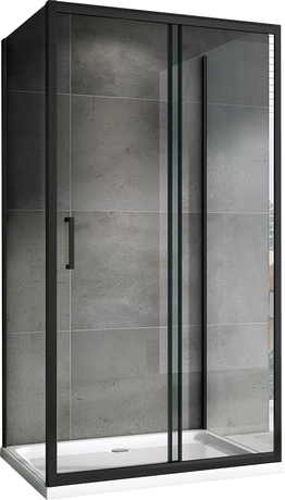 Душевое ограждение Abber Schwarzer Diamant AG30120B-S80B-S80B