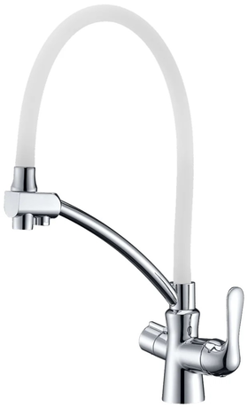 Смеситель для кухни Lemark Comfort LM3070C-White