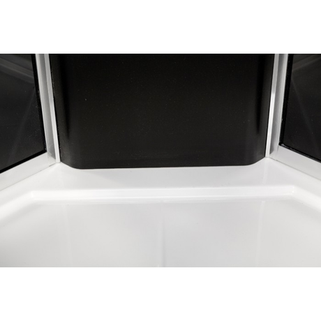 Душевая кабина Deto  BM4510 с гидромассажем и электрикой BLACK
