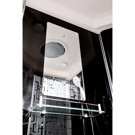 Душевая кабина Deto  BM1590 с гидромассажем и электрикой BLACK