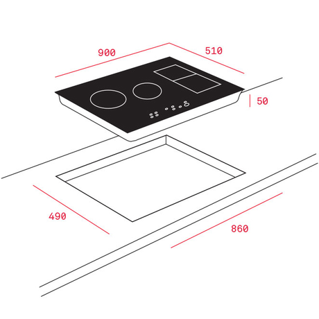 Варочная панель Teka  iHob IRF 9480 TFT