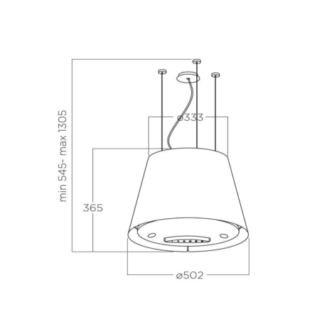 Вытяжка кухонная Elica EASY UX BL MAT/F/50