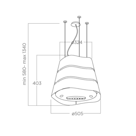 Вытяжка кухонная Elica  WAVE UX IX/F/51