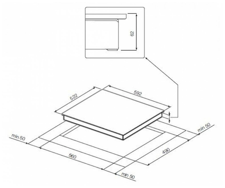 Варочная панель Graude   IK 60.1 F