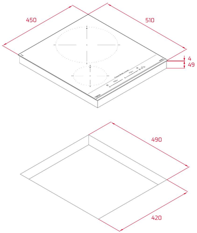 Варочная панель Teka  IZC 42400 MSP BLACK