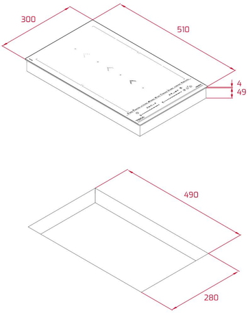 Варочная панель Teka  IZS 34700 MST BLACK