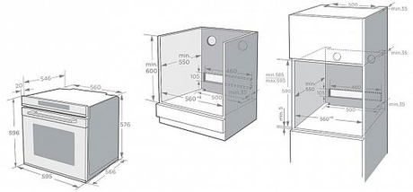 Духовой шкаф Korting   OKB 1351 GSCW