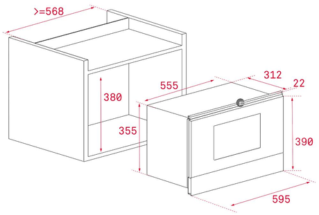 Микроволновая печь Teka  MWR 22 BI ANTHRACITE-OB